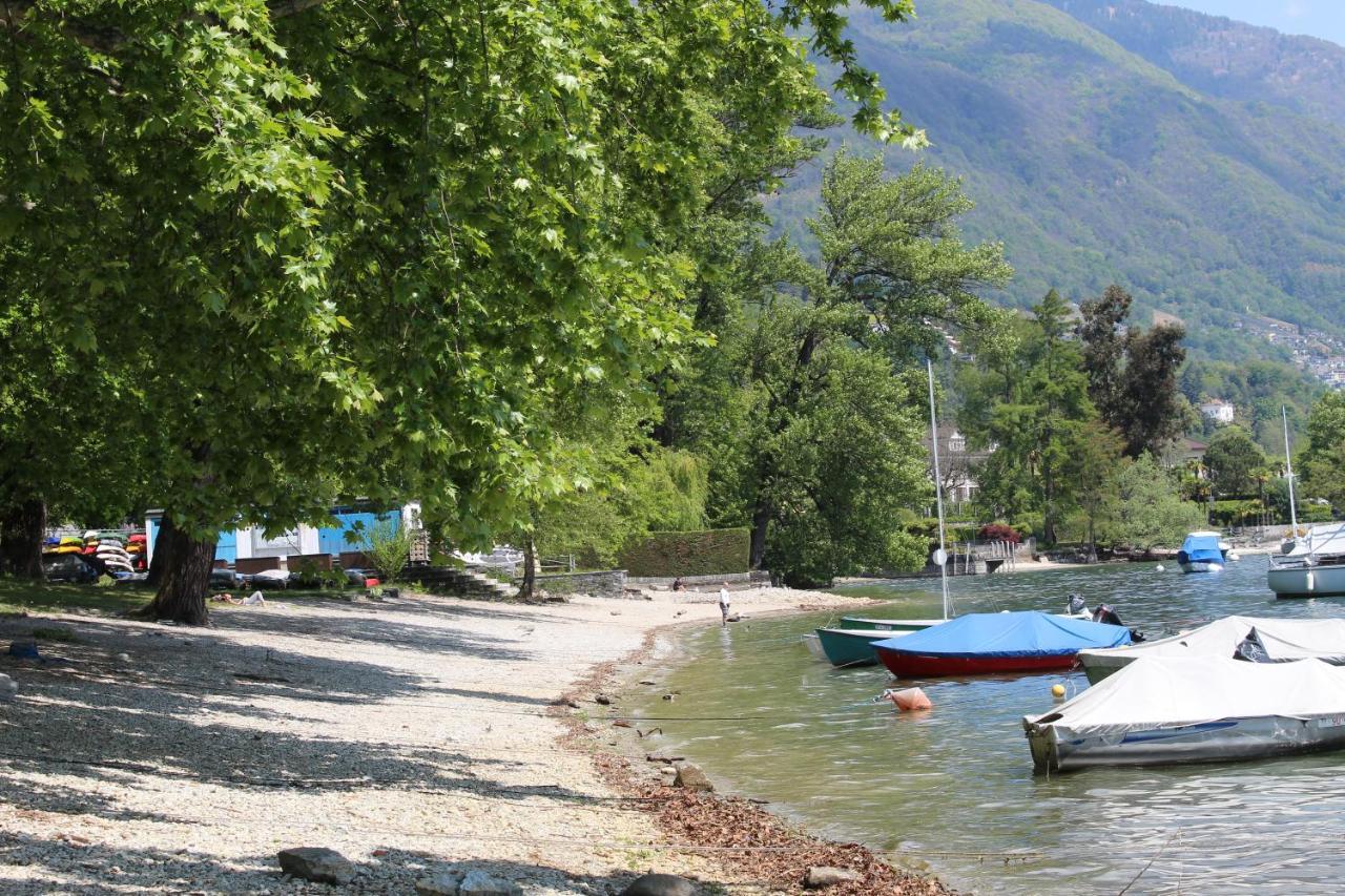 Appartamento Con Terrazza A Due Minuti Dal Lago Minusio Exteriör bild