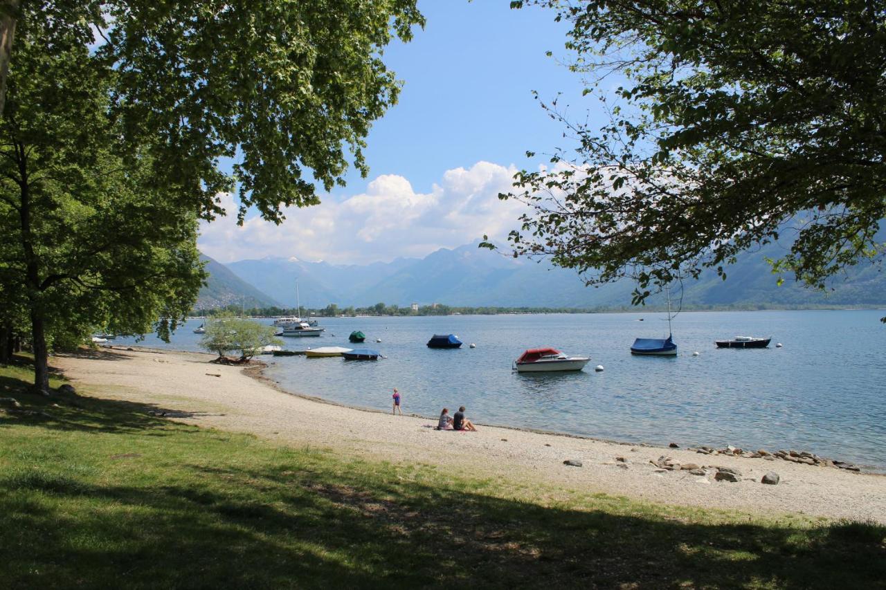 Appartamento Con Terrazza A Due Minuti Dal Lago Minusio Exteriör bild