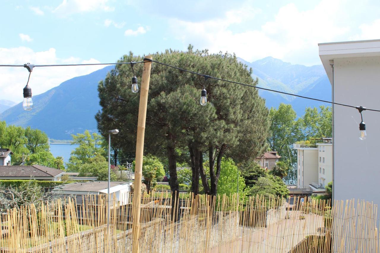 Appartamento Con Terrazza A Due Minuti Dal Lago Minusio Exteriör bild